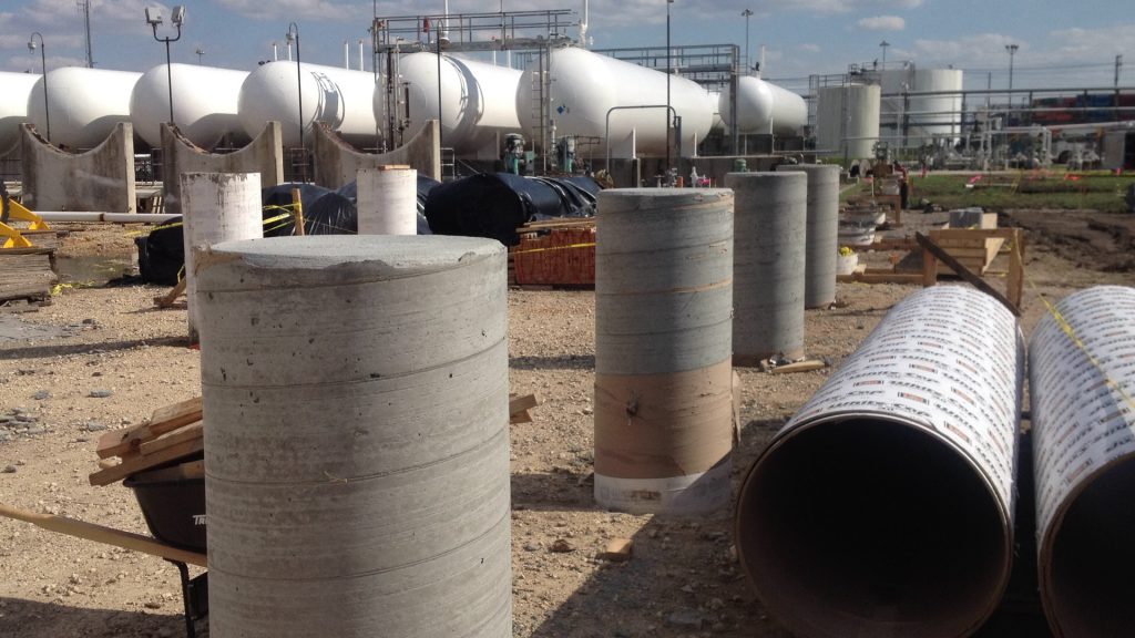 Photos from Morgan's Point terminal construction project