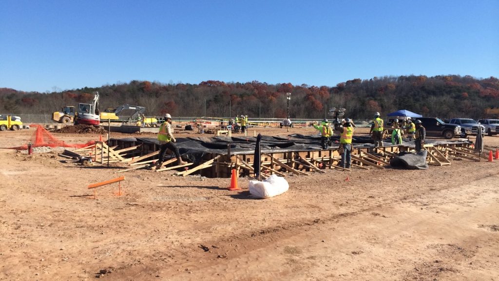 Photos of the Nichols Compressor Station construction