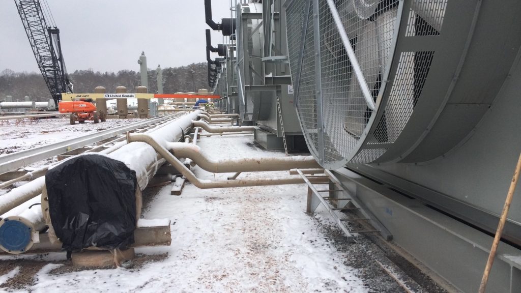 Photos of the Nichols Compressor Station construction