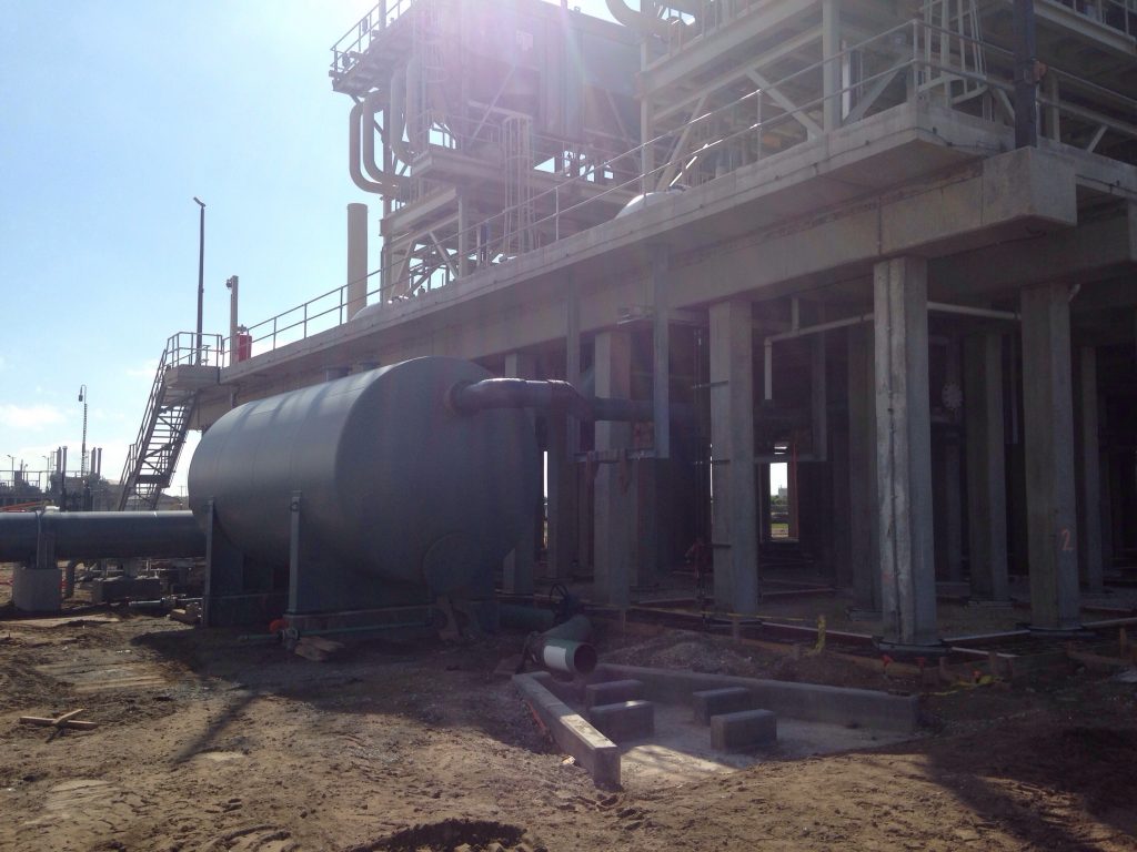 Photos from the construction of the Gulf Trace Compressor Station