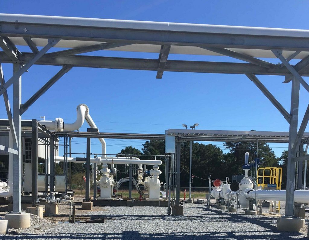 Photos of the Aegis Booster Station