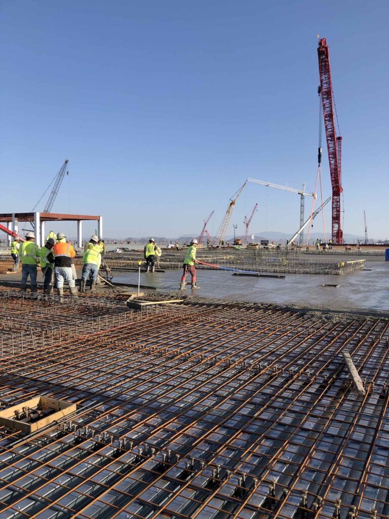 Photos from the construction of Phoenix Semiconductor Drain Systems