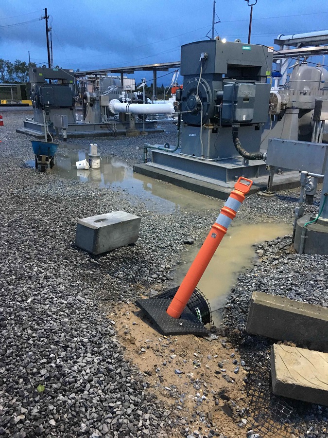 Photos of the Aegis Booster Station