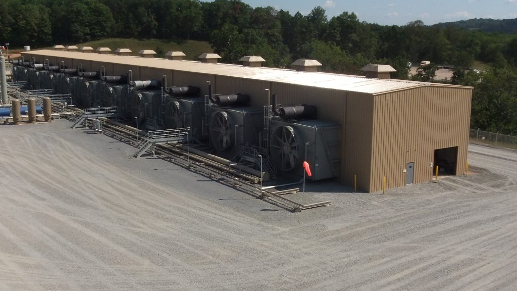 Photos of the Nichols Compressor Station construction
