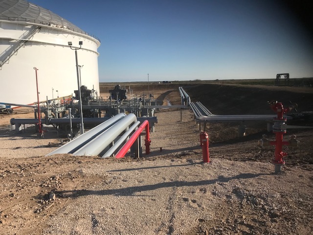 Photos from the Jones Creek Tank Farm Facility