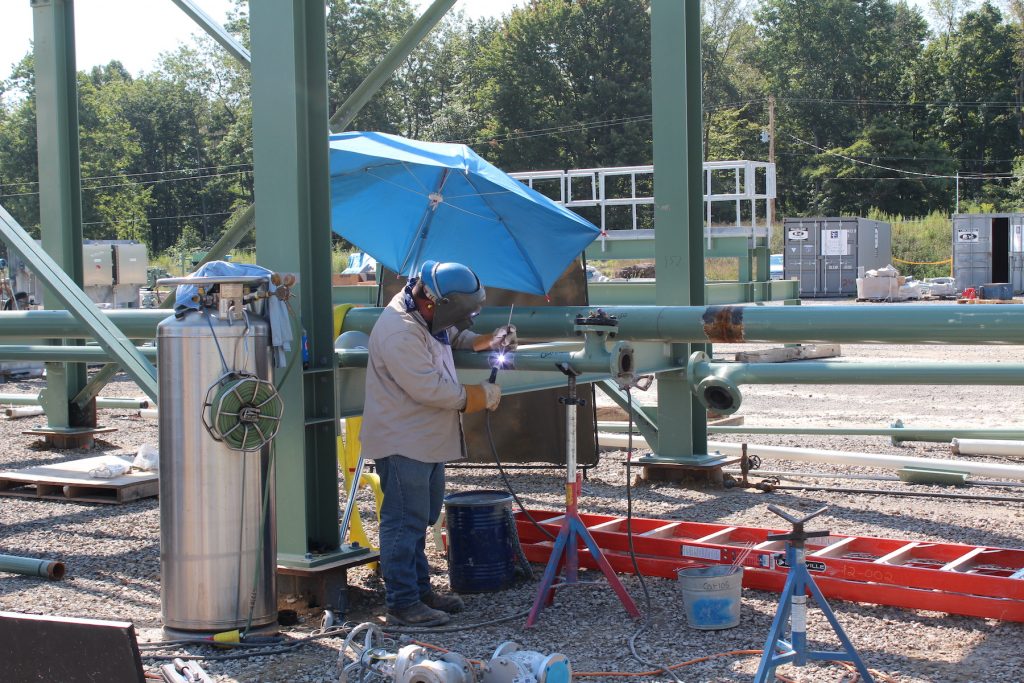 Photos from the Leesville Gas Plant construction project