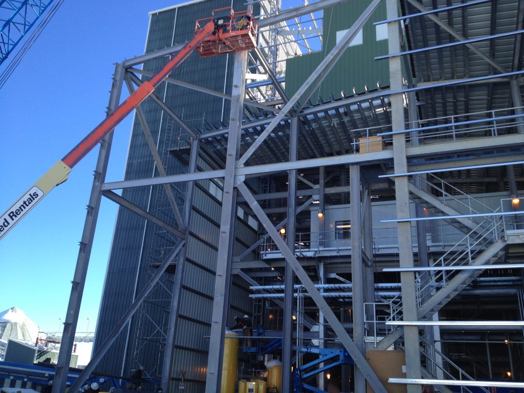 Photos of the HDP Bicarbonate facility construction