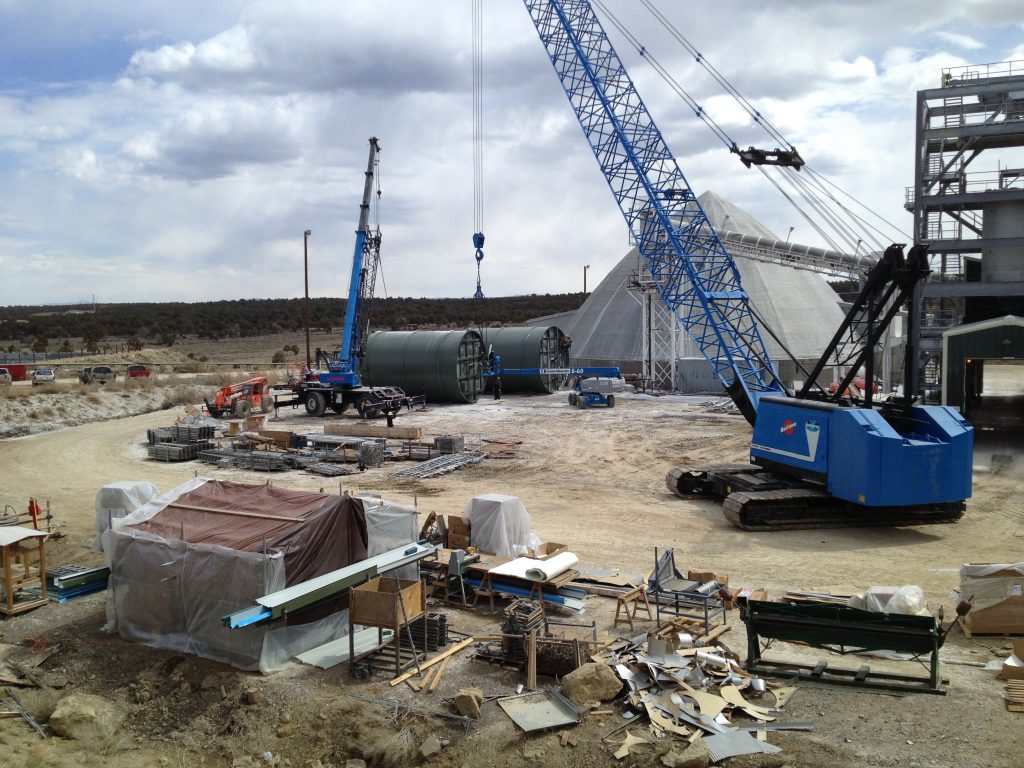 Photos of the HDP Bicarbonate facility construction