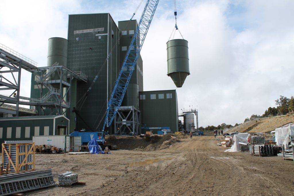 Photos of the HDP Bicarbonate facility construction