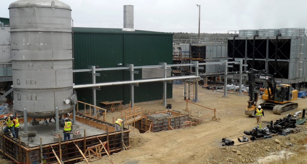 Photos of the HDP Bicarbonate facility construction