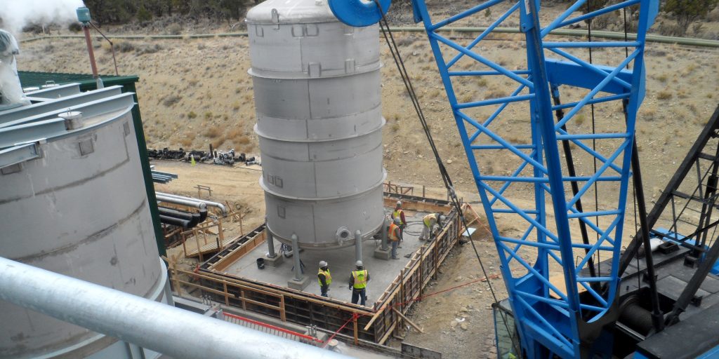 Photos of the HDP Bicarbonate facility construction